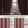 NICETOWN Sage Green Velvet Blackout Curtains 96 Inch Long for Bedroom, Dorm, Dining/Living Room, Thermal Solid Heavy Matt Pinch Pleat Back Tab Track Window Treatment for Hall, Theater (2 Panels, 40 W)(Blush Pink)