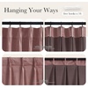 NICETOWN Sage Green Velvet Blackout Curtains 96 Inch Long for Bedroom, Dorm, Dining/Living Room, Thermal Solid Heavy Matt Pinch Pleat Back Tab Track Window Treatment for Hall, Theater (2 Panels, 40 W)(Blush Pink)