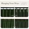 NICETOWN Sage Green Velvet Blackout Curtains 96 Inch Long for Bedroom, Dorm, Dining/Living Room, Thermal Solid Heavy Matt Pinch Pleat Back Tab Track Window Treatment for Hall, Theater (2 Panels, 40 W)(Olive Green)