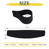 NICETOWN Strong Magnetic Curtain Tiebacks – Modern Simple Style Curtain Ties Backs Holdbacks Holders for Indoor/Outdoor Curtains (White, 18.5 X 4 Inches, Set of 4)(Black)