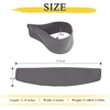 NICETOWN Strong Magnetic Curtain Tiebacks – Modern Simple Style Curtain Ties Backs Holdbacks Holders for Indoor/Outdoor Curtains (White, 18.5 X 4 Inches, Set of 4)(Grey)