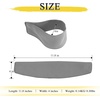 NICETOWN Strong Magnetic Curtain Tiebacks – Modern Simple Style Curtain Ties Backs Holdbacks Holders for Indoor/Outdoor Curtains (White, 18.5 X 4 Inches, Set of 4)(Silver Grey)
