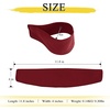 NICETOWN Strong Magnetic Curtain Tiebacks – Modern Simple Style Curtain Ties Backs Holdbacks Holders for Indoor/Outdoor Curtains (White, 18.5 X 4 Inches, Set of 4)(Burgundy Red)
