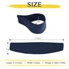 NICETOWN Strong Magnetic Curtain Tiebacks – Modern Simple Style Curtain Ties Backs Holdbacks Holders for Indoor/Outdoor Curtains (White, 18.5 X 4 Inches, Set of 4)(Navy Blue)