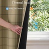 NICETOWN Taupe 100% Blackout Plaid Cabin Buffalo Gingham Curtain, 52W x 84L(Grid Pattern | Burlap & White)