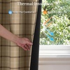 NICETOWN Taupe 100% Blackout Plaid Cabin Buffalo Gingham Curtain, 52W x 84L(Plaid | Burlap & White)
