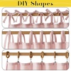 NICETOWN Tie Top Pink Linen Curtains for Girls Room, W52xL84, 2 Panels(Pink)