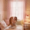 NICETOWN Tie Top Pink Linen Curtains for Girls Room, W52xL84, 2 Panels(Rose Pink)