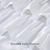 NICETOWN White Ruffle Shabby Chic Curtains 84 inch Long, Rod Pocket Privacy with Some Soft Light Filtering French Country Flowy Drapes for Living Room/Farmhouse/Bedroom, 2 Panels=104″ Wide(White 1)