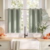 NICETOWN 100% Blackout Sage Green Curtains for Bedroom, W40xL63, 2 Panels(Sage Green)