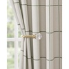 NICETOWN 100% Blackout Taupe Plaid Curtains for Bedroom, W52xL84, 2 Panels(Forest Green)