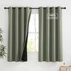 NICETOWN Boho Floral Curtains 100% Blackout for Living Room Bedroom 96 Inches Long Vintage Flower Drapes Thermal Insulated Soundproof Mid Century Botanica Grommet Window Treatment, 52″ W, 2 Panels(Dark Mallard)