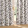 NICETOWN Boho Floral Curtains 100% Blackout for Living Room Bedroom 96 Inches Long Vintage Flower Drapes Thermal Insulated Soundproof Mid Century Botanica Grommet Window Treatment, 52″ W, 2 Panels(Floral Off White)