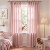 Light Filtering - Gingham - Dusty Rose Pink