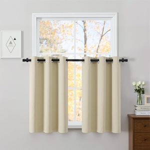 NICETOWN Boho Floral Curtains 100% Blackout for Living Room Bedroom 96 Inches Long Vintage Flower Drapes Thermal Insulated Soundproof Mid Century Botanica Grommet Window Treatment, 52″ W, 2 Panels(Cream)
