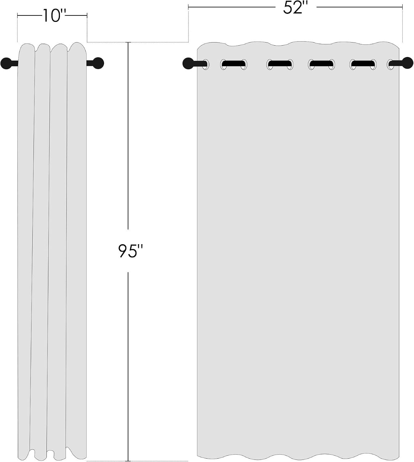 image:imageNICETOWN Linen Textured Semi Sheer Bedroom Curtains Grommet Top Casual Thick Semitransparent Flax Sheer Window Treatment Privacy for Living Room Camel W52 x L72 Sold by 2 PanelsLinen