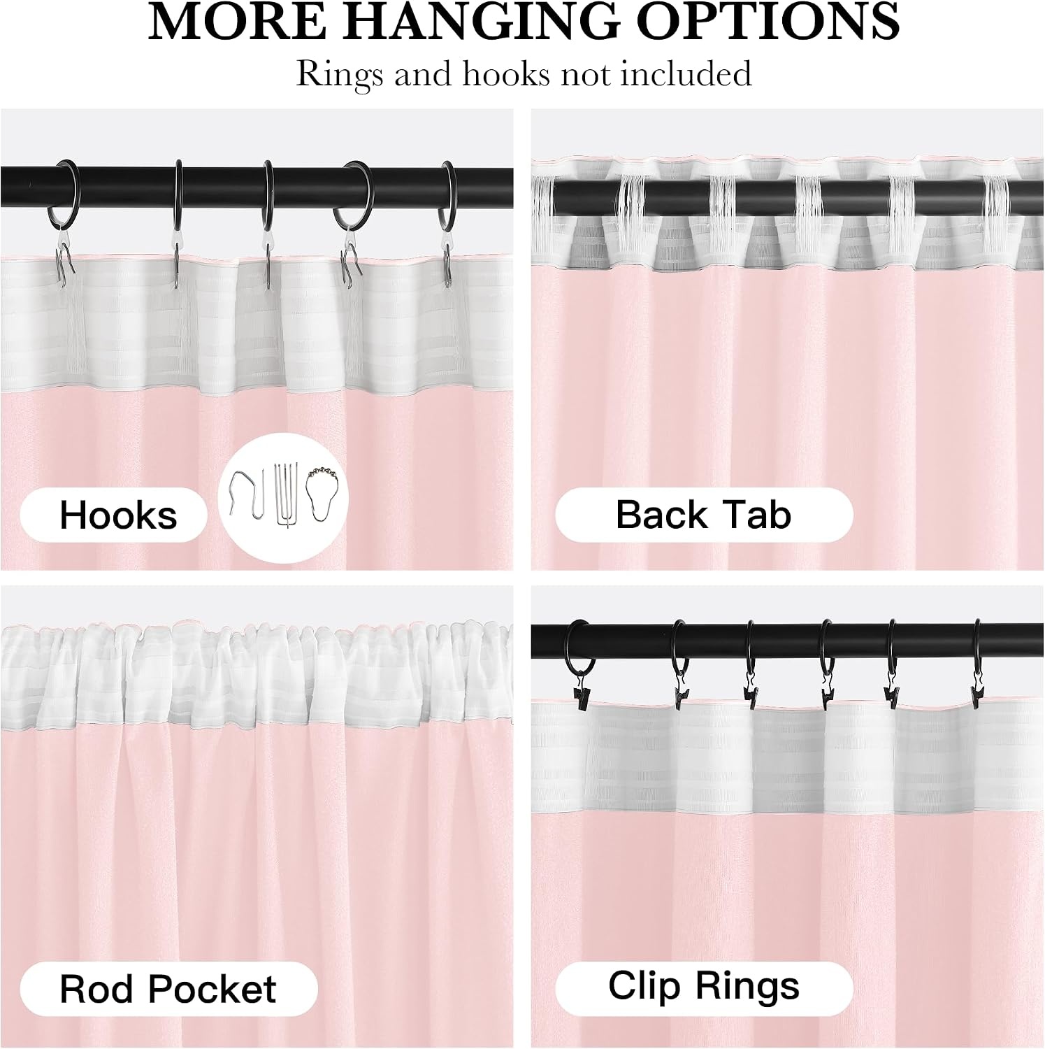 image:imageNICETOWN Olive Green Velvet Blackout Curtains 84 Long 52 Wide 2 PanelsBaby Pink