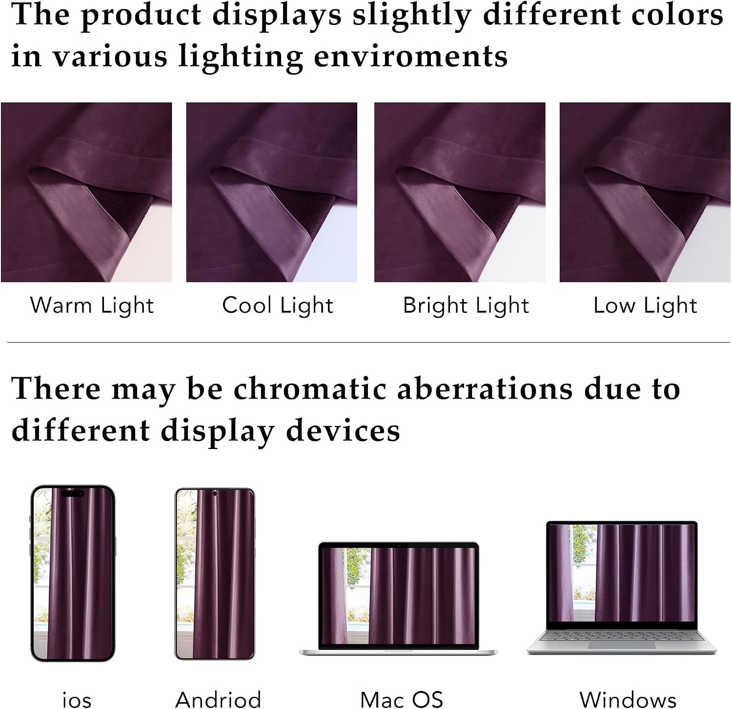 image:imageNICETOWN Olive Green Velvet Blackout Curtains 84 Long 52 Wide 2 PanelsDark Purple