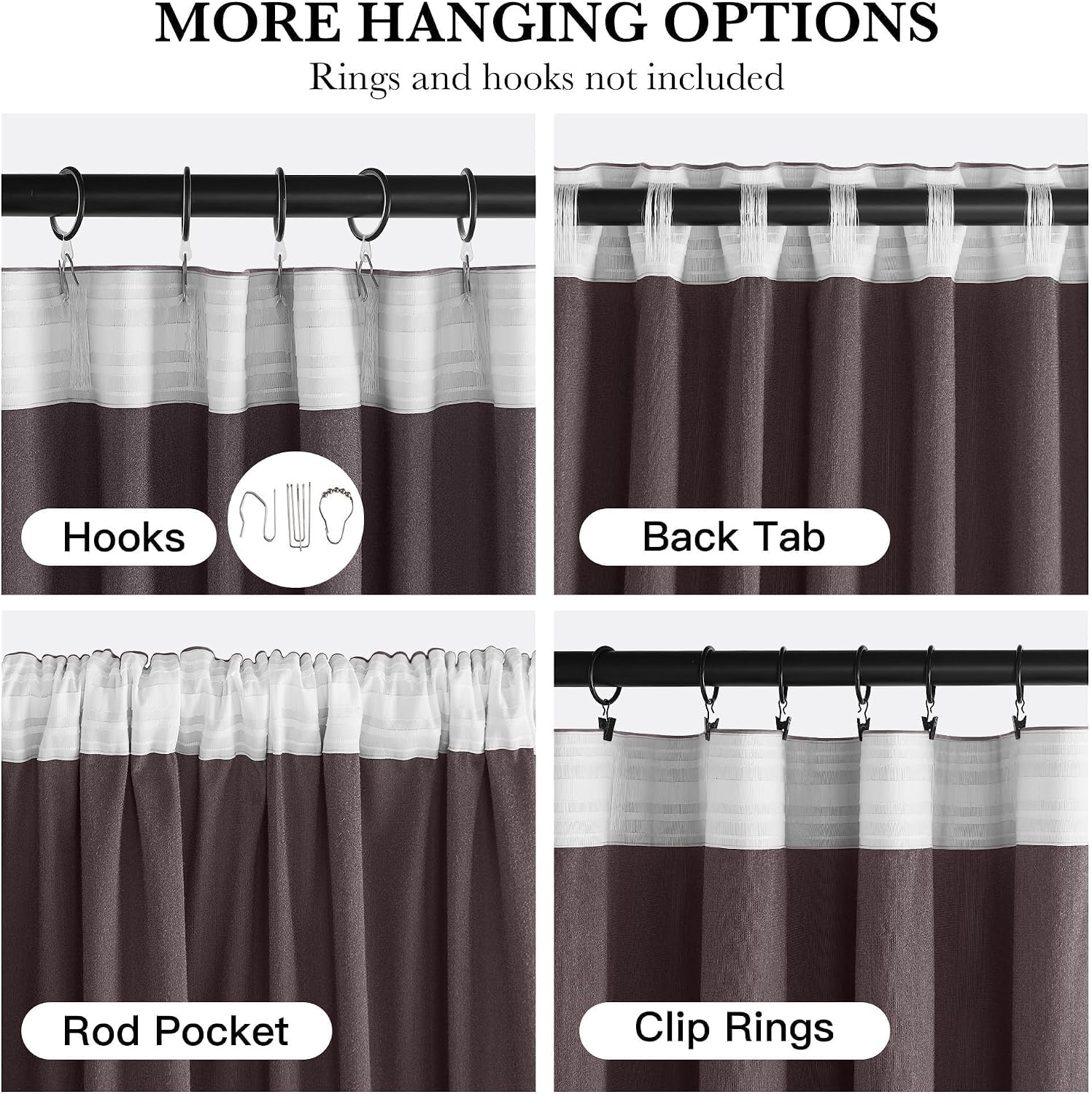 image:imageNICETOWN Olive Green Velvet Blackout Curtains 84 Long 52 Wide 2 PanelsDusty Rose Pink