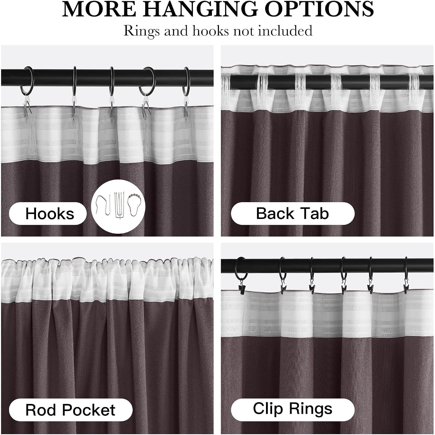 image:imageNICETOWN Olive Green Velvet Blackout Curtains 84 Long 52 Wide 2 PanelsDusty Rose Pink