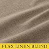 NICETOWN 100% Blackout Linen Curtains for Bedroom/Living Room 90″ L, 2 PCs(Burlap)
