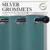 NICETOWN Bedroom Blackout Curtain Panels, 1 Pair, 55 by 68-inch, Sea Teal
