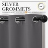 NICETOWN Gray Blackout Curtains for Bedroom 34″ Wide x 54″ Long 2 Panels