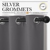 NICETOWN Grey Blackout Curtains for Bedroom 42″ Wide x 63″ Long 2 Panels