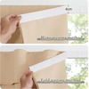NICETOWN Greyish White Short Blackout Curtains 63 Inches Long for Bedroom(Biscotti Beige)