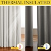 NICETOWN Linen Blackout Curtains for Kitchen, Ivory, 2 Panels, 42″ Wide x 45″ Long, Short Kitchen Burlap Linen 100% Blackout Drape Panels for Night Shift, Great Job for Blocking Light
