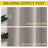 NICETOWN Linen Curtain Valances for Living Room 30 inch Length 2 Panels, Grommet Top Light Blocking Room Darkening Curtains Thermal Insulated Window Tiers for Barhtoom Window, Angora, W50 x L30