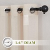 NICETOWN Linen Textured Semi Sheer Bedroom Curtains, Grommet Top Casual Thick Semitransparent Flax Sheer Window Treatment Privacy for Living Room, Camel, W52 x L72, Sold by 2 Panels(Beige)