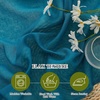 NICETOWN Linen Textured Semi Sheer Bedroom Curtains, Grommet Top Casual Thick Semitransparent Flax Sheer Window Treatment Privacy for Living Room, Camel, W52 x L72, Sold by 2 Panels(Peacock Green)