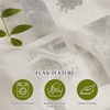 NICETOWN Linen Textured Semi Sheer Bedroom Curtains, Grommet Top Casual Thick Semitransparent Flax Sheer Window Treatment Privacy for Living Room, Camel, W52 x L72, Sold by 2 Panels(Natural)