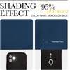 NICETOWN Moroccan Blue Blackout Curtains for Bedroom 42″ w x 63″ L 2 Panels