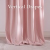 NICETOWN Olive Green Velvet Blackout Curtains 84″ Long, 52″ Wide, 2 Panels(Blush Pink)