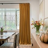 NICETOWN Olive Green Velvet Blackout Curtains 84″ Long, 52″ Wide, 2 Panels(Bronze)