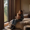 NICETOWN Olive Green Velvet Blackout Curtains 84″ Long, 52″ Wide, 2 Panels(Brown)