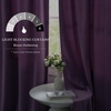 NICETOWN Olive Green Velvet Blackout Curtains 84″ Long, 52″ Wide, 2 Panels(Lavender Purple)