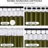 NICETOWN Olive Green Velvet Blackout Curtains 84″ Long, 52″ Wide, 2 Panels(Moss Green)