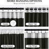 NICETOWN Olive Green Velvet Blackout Curtains 84″ Long, 52″ Wide, 2 Panels(Olive Green)
