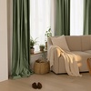 NICETOWN Olive Green Velvet Blackout Curtains 84″ Long, 52″ Wide, 2 Panels(Sage Green)