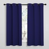 NICETOWN Royal Blue Blackout Curtains for Kid’s Room 42″ w x 63″ L 2 Panels