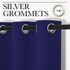 NICETOWN Royal Blue Blackout Curtains for Kid’s Room 42″ w x 63″ L 2 Panels