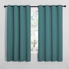 NICETOWN Bedroom Blackout Curtain Panels, 1 Pair, 55 by 68-inch, Sea Teal