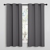 NICETOWN Grey Blackout Curtains for Bedroom 42″ Wide x 63″ Long 2 Panels