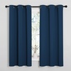 NICETOWN Moroccan Blue Blackout Curtains for Bedroom 42″ w x 63″ L 2 Panels