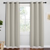 NICETOWN Natural Room Darkening Curtains for Kitchen 42″ w x 78″ L 2 Panels