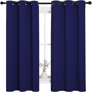 NICETOWN Royal Blue Blackout Curtains for Kid’s Room 42″ w x 63″ L 2 Panels