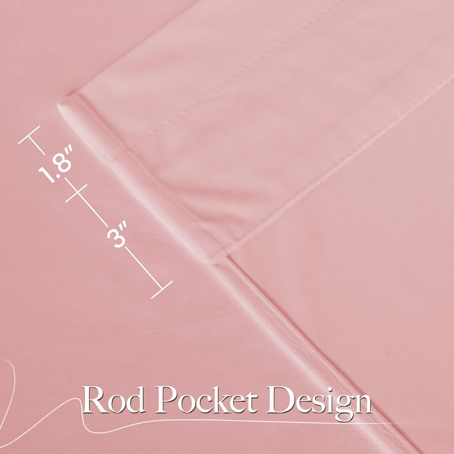 image:imageNICETOWN Black Velvet Blackout Curtains 96 inch Long 2 PanelsPink Series Baby Pink